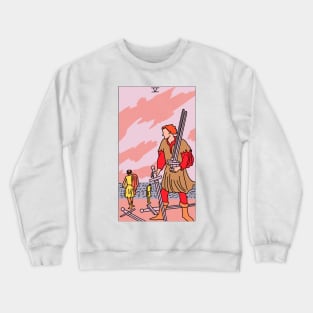 5 of Swords Crewneck Sweatshirt